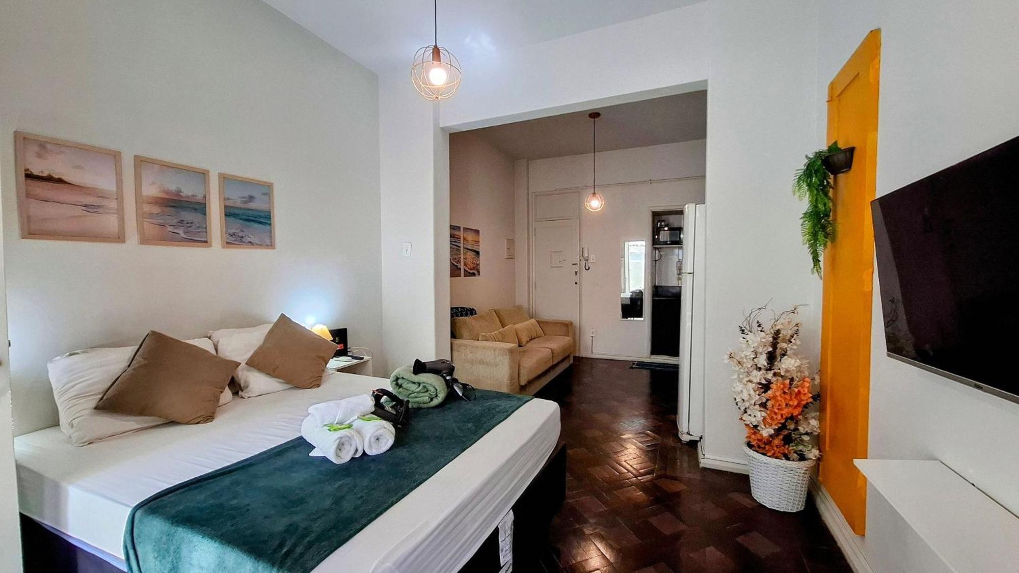 Pacote Copacabana + 1 Tour Ou Transfer 리오데자네이루 외부 사진